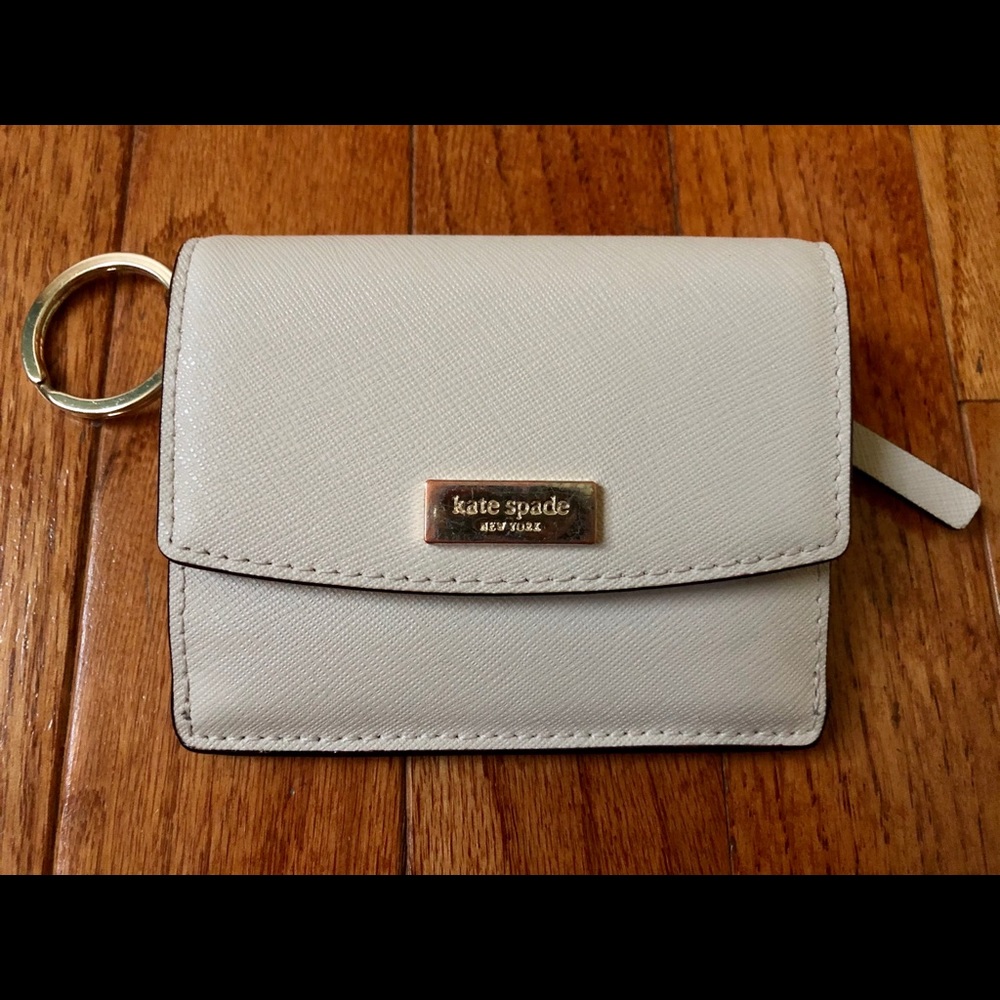 Kate Spade Saffiano Leather Wallet Keychain